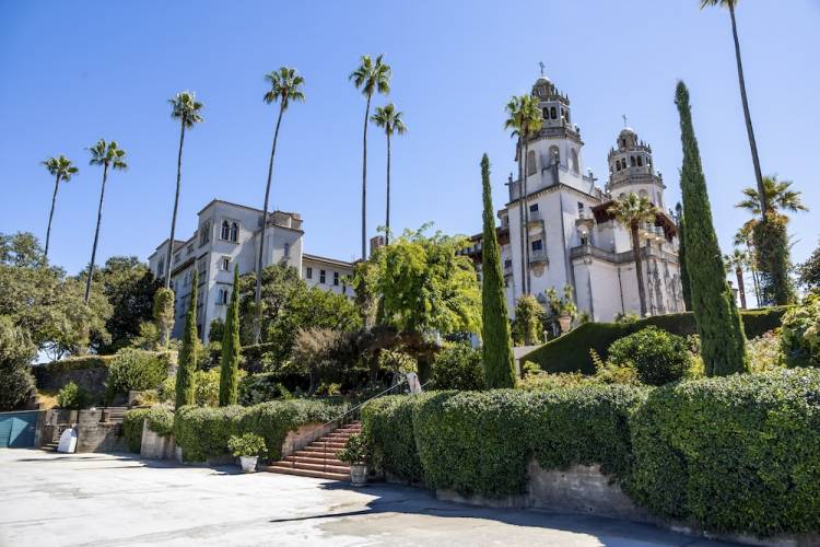 exterior view of Hearst Castle